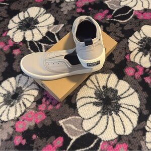Sperry Gray Top Sider Boat Shoes with Memory Foam